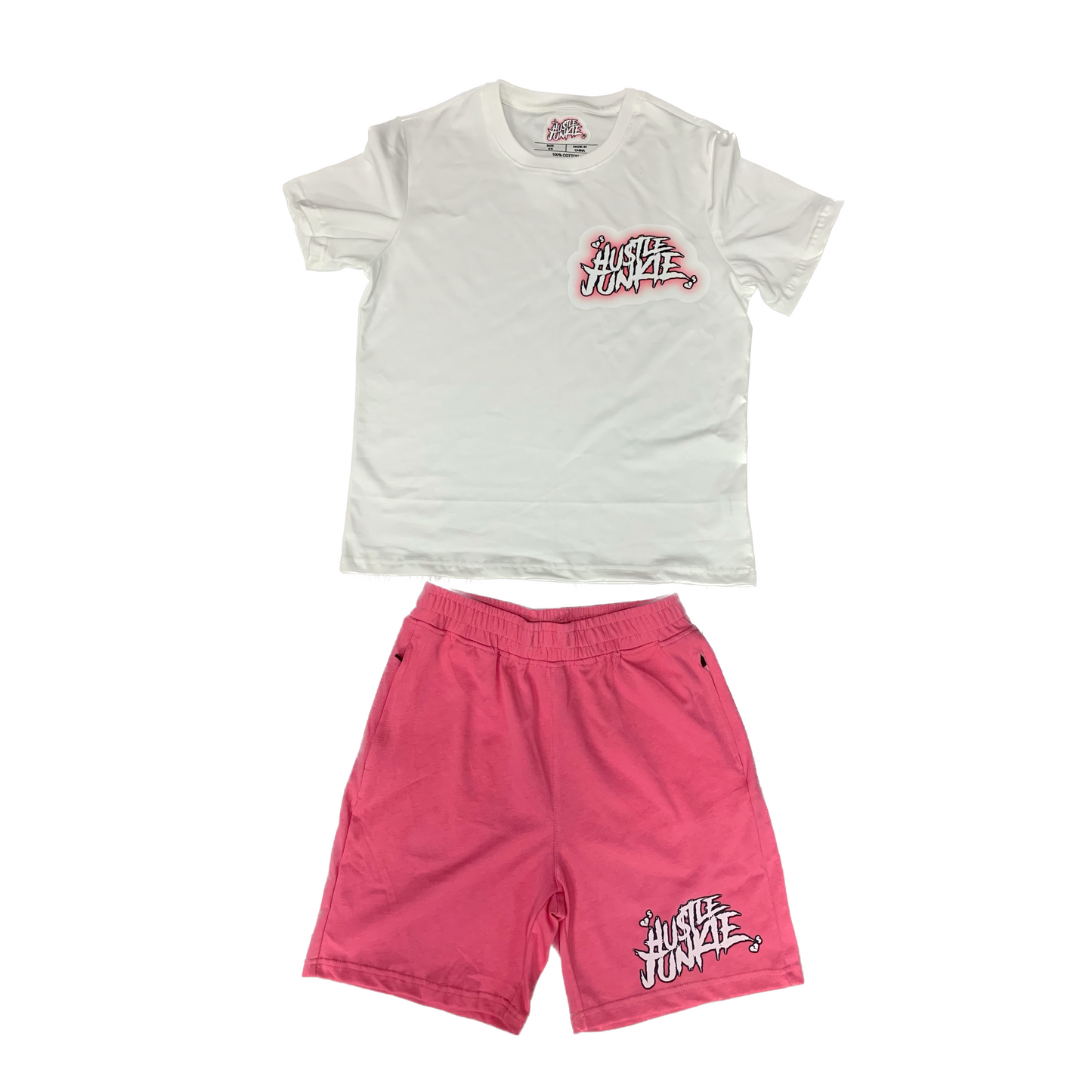 Hustle Junkie Unisex (Shirt and Short Set)