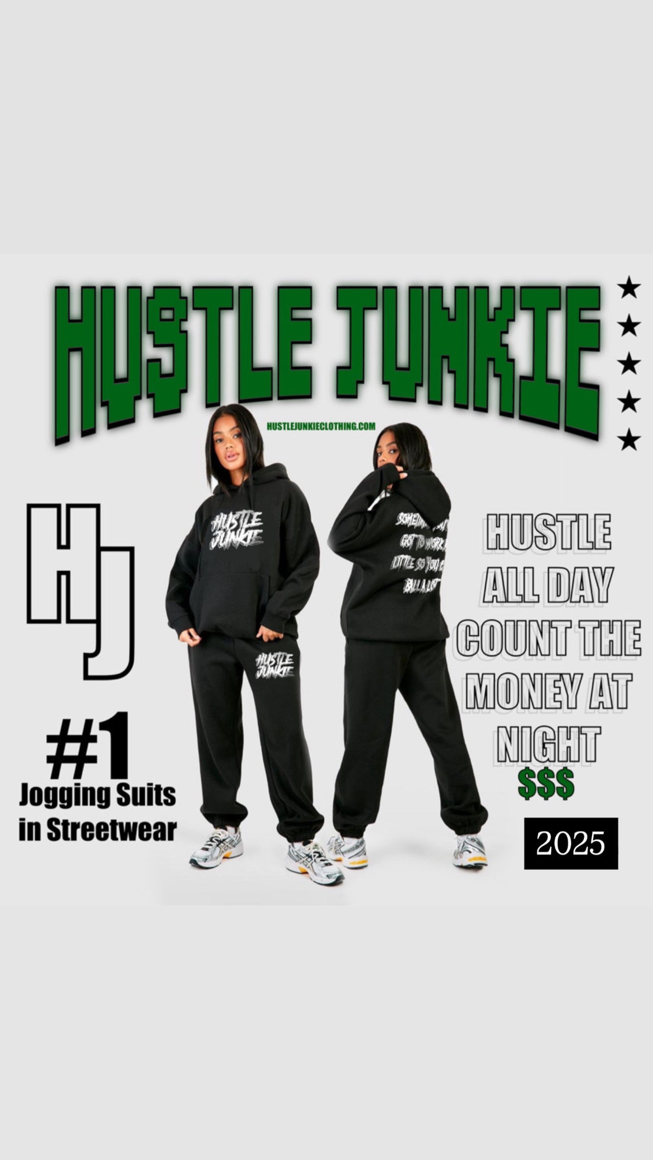 Hustle Junkie “Purpose” Collection Jogging Suits